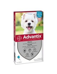 Advantix Spot-On Cani da 4 a 10 Kg 4 Pipette Monodose